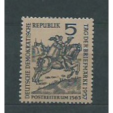 Alemania Oriental Correo 1957 Yvert 325 ** Mnh Dia del Sello