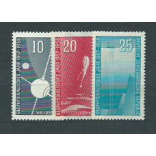 Alemania Oriental Correo 1957 Yvert 326/8 ** Mnh Astrofilatelia