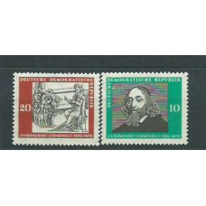 Alemania Oriental Correo 1958 Yvert 363/4 ** Mnh Personajes