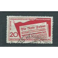 Alemania Oriental Correo 1958 Yvert 387 usado