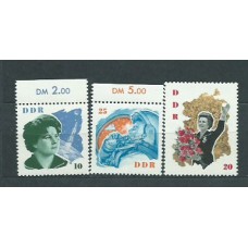 Alemania Oriental Correo 1963 Yvert 691/3 ** Mnh Astrofilatelia