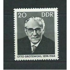 Alemania Oriental Correo 1965 Yvert 852 ** Mnh Personaje