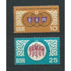 Alemania Oriental Correo 1967 Yvert 975/6 ** Mnh Deportes, Ciclismo