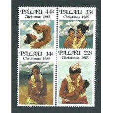 Palau - Correo 1985 Yvert 79/82 ** Mnh Navidad