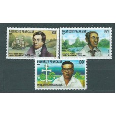 Polinesia - Correo Yvert 318/20 ** Mnh Personajes