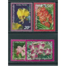 Polinesia - Correo Yvert 560/3 ** Mnh Flores