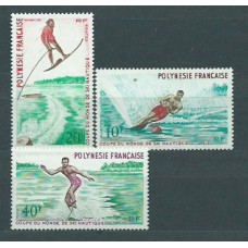 Polinesia - Correo Yvert 86/8 ** Mnh Deportes. Esqui Nautico