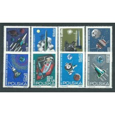 Polonia - Correo 1965 Yvert 1406/13 ** Mnh Astrofilatellia