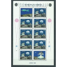 Polonia - Correo 1969 Yvert 1790 Pliego ** Mnh Astrofilatelia