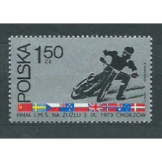 Polonia - Correo 1973 Yvert 2113 ** Mnh Deportes. Motos