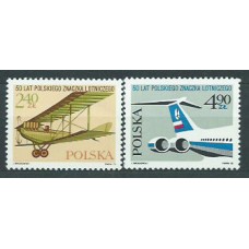 Polonia - Correo 1975 Yvert 2236/7 ** Mnh Aviones