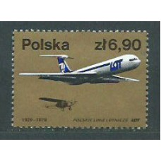 Polonia - Correo 1978 Yvert 2426 ** Mnh Avión