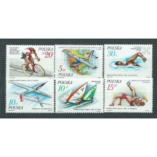 Polonia - Correo 1986 Yvert 2852/7 ** Mnh Deportes