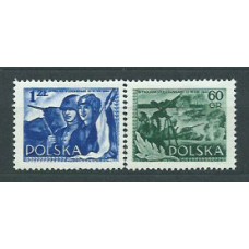 Polonia - Correo 1954 Yvert 761/2 ** Mnh