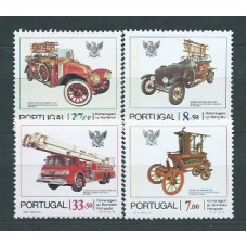 Portugal - Correo 1981 Yvert 1522/5 ** Mnh Coches Bomberos