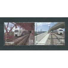 Portugal - Correo 1999 Yvert 2339/40 ** Mnh Trenes