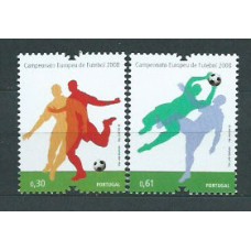 Portugal - Correo 2008 Yvert 3273/4 ** Mnh Fútbol