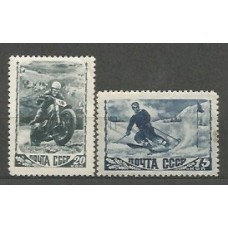 Rusia Correo 1948 Yvert 1190/1 * Mh Deportes