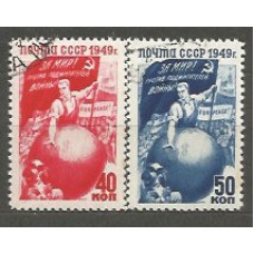 Rusia - Correo 1950 Yvert 1432/3 usado