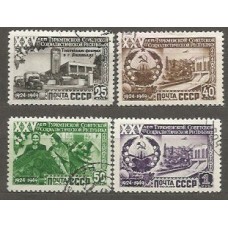 Rusia - Correo 1950 Yvert 1440/3 usado