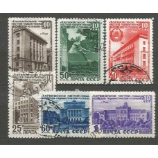 Rusia - Correo 1950 Yvert 1477/82 usado