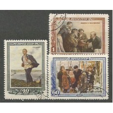 Rusia - Correo 1952 Yvert 1599/601 usado