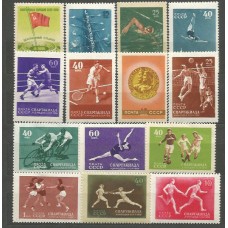 Rusia - Correo 1956 Yvert 1829/42 * Mh Deportes