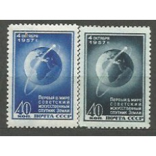 Rusia - Correo 1957 Yvert 1995/6 ** Mnh Astro