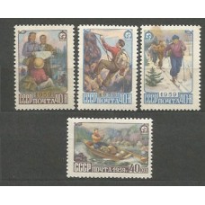 Rusia - Correo 1959 Yvert 2174/7 * Mh Turismo