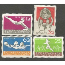 Rusia - Correo 1959 Yvert 2197/200 * Mh Deportes