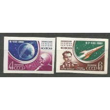 Rusia - Correo 1961 Yvert 2452/3a ** Mnh Astro