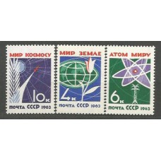 Rusia - Correo 1963 Yvert 2648/50 ** Mnh