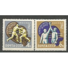 Rusia - Correo 1963 Yvert 2679/80 ** Mnh Deportes. Boxeo