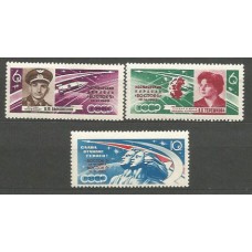 Rusia - Correo 1963 Yvert 2681/3 ** Mnh Astro