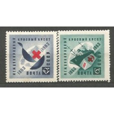 Rusia - Correo 1963 Yvert 2696/7 ** Mnh Cruz Roja