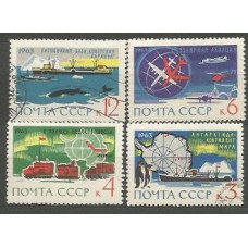 Rusia - Correo 1963 Yvert 2712/5 usado