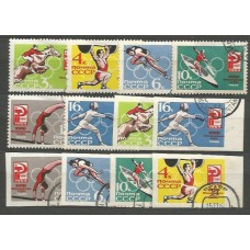 Rusia - Correo 1964 Yvert 2843/8 usado Juegos Olimpicos de Tokyo