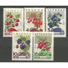 Rusia - Correo 1964 Yvert 2892/6 ** Mnh Frutos