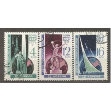 Rusia - Correo 1965 Yvert 2939/41 usado