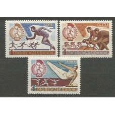 Rusia - Correo 1965 Yvert 2996/8 ** Mnh Deportes