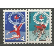 Rusia - Correo 1965 Yvert 2999/3000 ** Mnh Deportes