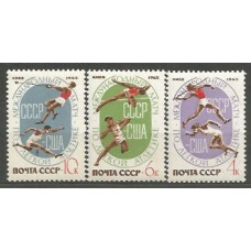 Rusia - Correo 1965 Yvert 3001/3 ** Mnh Deportes