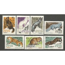 Rusia - Correo 1967 Yvert 3265/71 ** Mnh Fauna