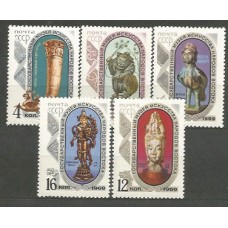 Rusia - Correo 1969 Yvert 3522/6 ** Mnh