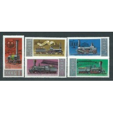 Rusia - Correo 1978 Yvert 4473/7 ** Mnh Trenes