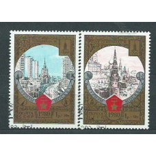 Rusia - Correo 1980 Yvert 4670/1 usado