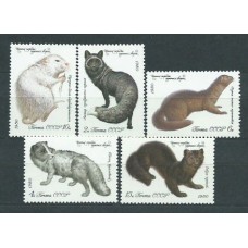 Rusia - Correo 1980 Yvert 4706/10 ** Mnh Fauna