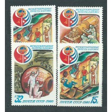 Rusia - Correo 1980 Yvert 4733/5 ** Mnh Astro