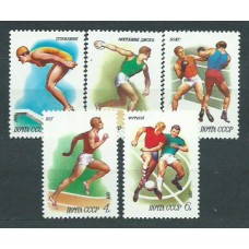 Rusia - Correo 1981 Yvert 4816/20 ** Mnh Deportes