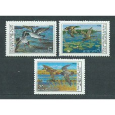 Rusia - Correo 1990 Yvert 5761/3 ** Mnh Fauna. Aves